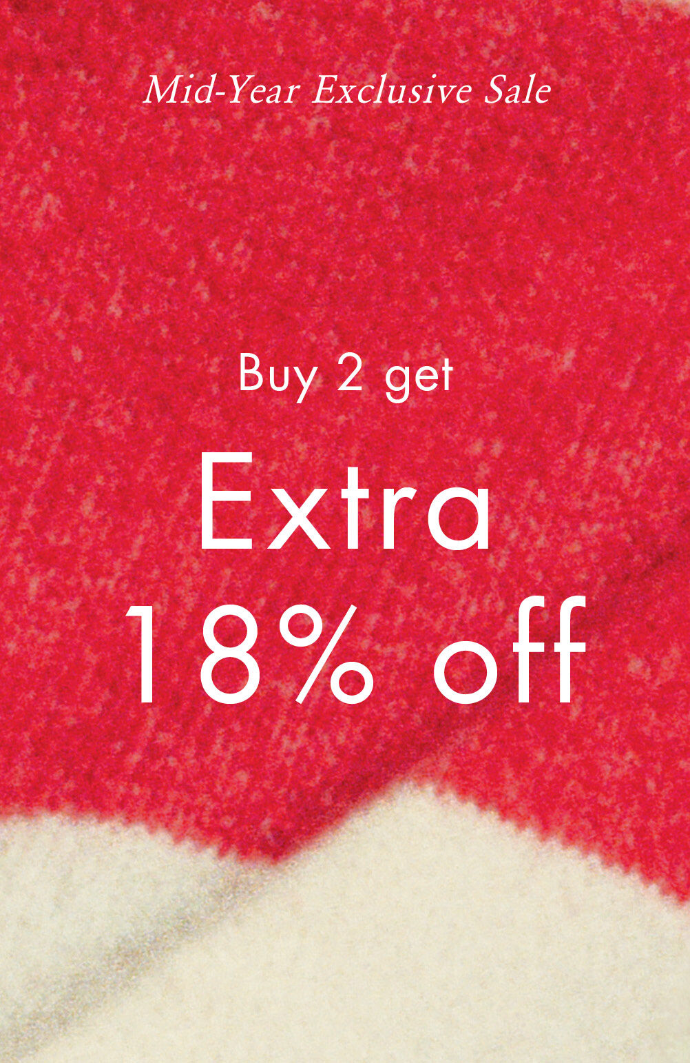 Mid-Year Exclusive Sale Up to  50% Off Buy 2 Get Extra 18% Off